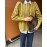Women Clothing Spring Striped Casual Shirt Top