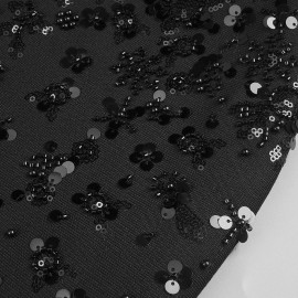 Women Clothing Handmade Embroidered Beads Sling Slim Sheath Dress Tight Bandage Dress Formal Dress