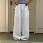 Women Clothing Spring Summe Vacation Office Casual All Matching Simple Trousersr