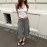 Street Work Clothes Pocket Waist Drawstring Straight Cropped Pants Casual Laid Back Loose Wide Leg Pants