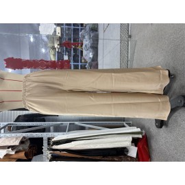 Women Clothing Imitation Acetate Satin Wide Leg Pants Boutique High Waist Elastic Drape Solid Color Trousers for Women
