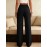 High Waist Drooping Casual Black Work Pant Light Luxury Mopping Floor Wide Legged Straight Leg Pants