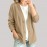 Spring Autumn Cotton Linen Casual Cardigan Long Sleeved
