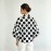 Eaby Refined Stylish Polka Dot Large Sleeves Shirt