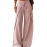 Women Clothing Autumn Winter Fashionable Casual Adjustable Waist Striped Trousers