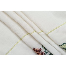 Women Clothing Summer Casual Side Striped Embroidered Ribbon Straight Leg Pants