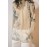 Women Elegant Printed Button Mid Length Shirt Top