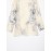 Women Elegant Printed Button Mid Length Shirt Top