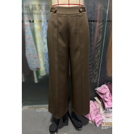 Retro Slimming Light Luxury Wide Leg Design Loose Casual Pants High Waist Mopping Drooping Straight Pants