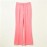 Autumn Watermelon Pink Work Pant Women Embellished Thin Looking Cool Wide Leg Pants
