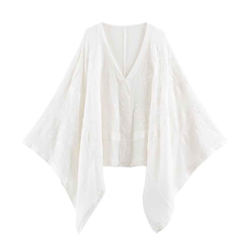 Women Clothing Autumn Design Cloak Shirt